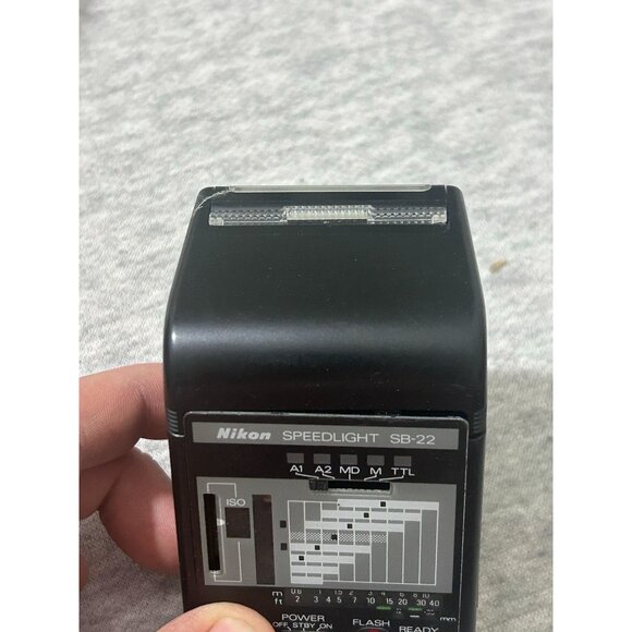 Nikon SB-22 Aurofocus Speedlight Shoe Mount Camera Flash Manual Works - Picture 4 of 5